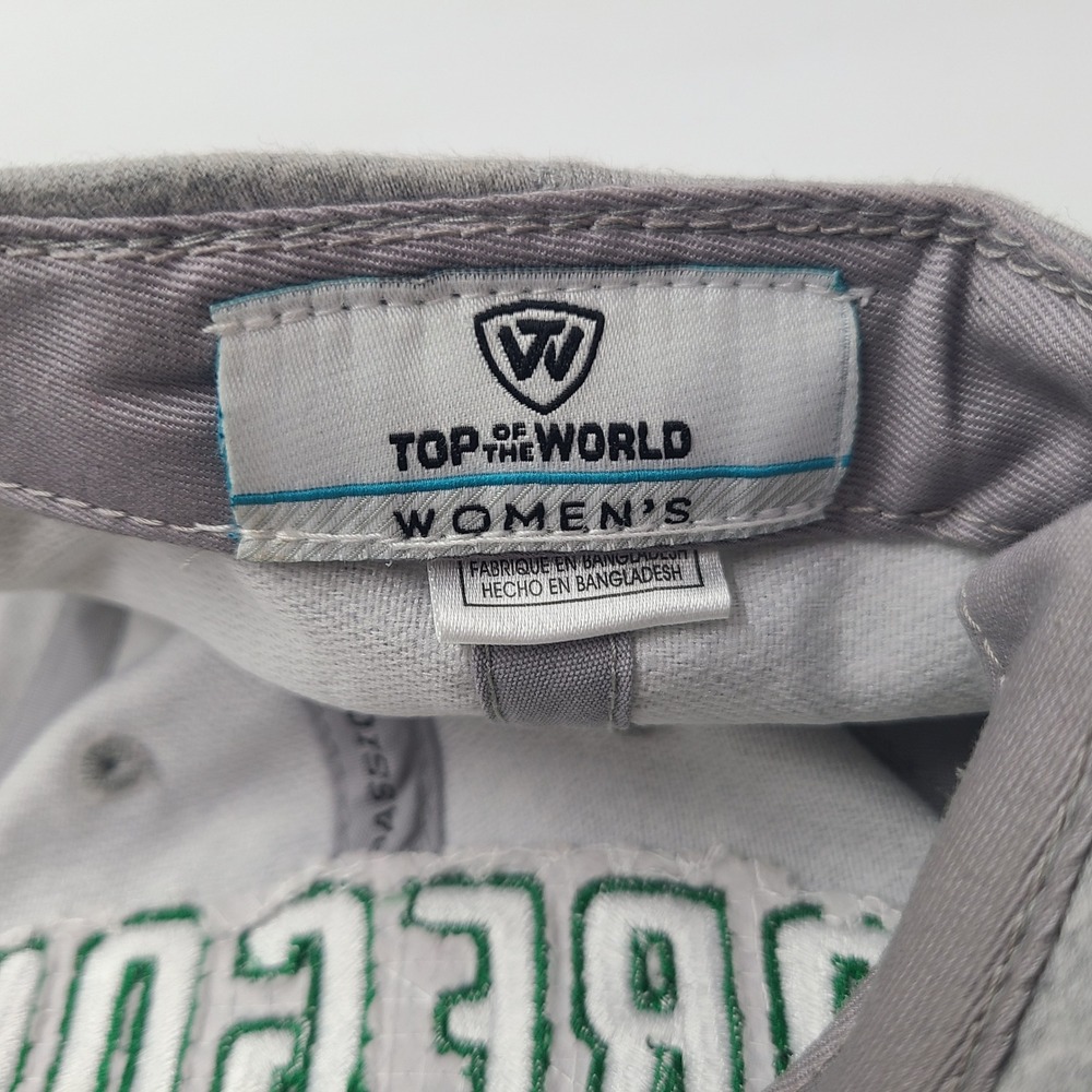 Women Oregon Ducks Hat Adjustable Top of the World Gray Green NCAA University - Picture 11 of 12